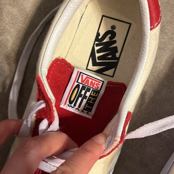 Vans Retro Sport- Suede Racing Red classic white sneakers size 6 - Picture 7 of 13